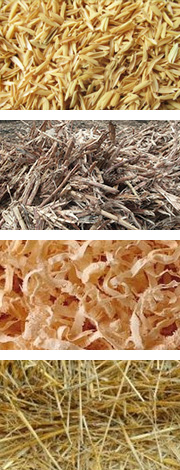 農(nóng)作物原料如麥桿、稻桿、玉米秸稈、稻殼、花生殼和其它農(nóng)作物