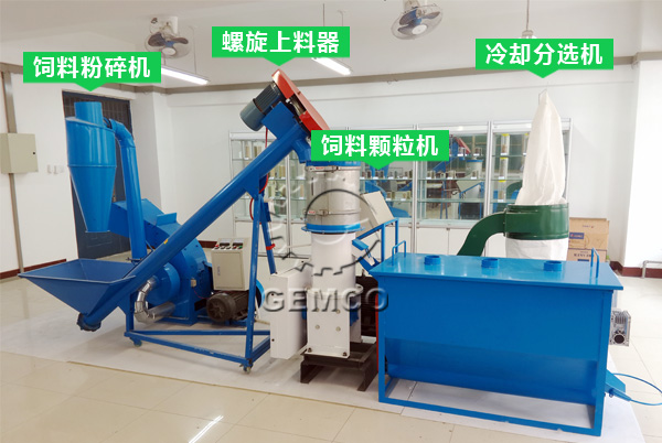 中型飼料顆粒機(jī)流水線(xiàn) 中型飼料顆粒機(jī)流水線(xiàn)